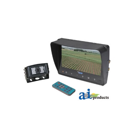 A & I Products CabCAM Video System, Touch Button (Includes 7" Monitor and 1 Camera) 12" x8" x6" A-CTB7M1C